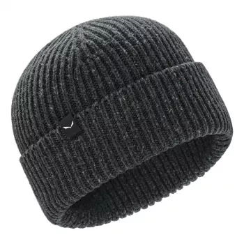 Bonnet en maille Salewa Re-Zebru - gris foncé chiné