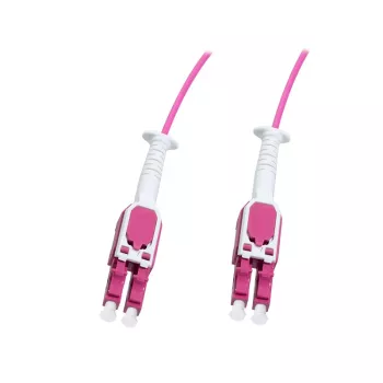 Câble de brassage fibre optique LOGILINK Uniboot Push-Pull LC-LC OM4, 0,5 m
