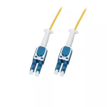 Cordon de raccordement fibre optique LogiLink Uniboot Push-Pull LC-LC OS2, 3,0 m