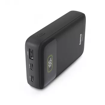 Hama Power Pack PD10 20W banque d'alimentation 10000 mAh, USB-C, USB-A, anthracite