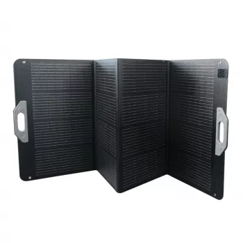 Panneau solaire monocristallin pliable LogiLink PVP0200 200W avec sortie 8mm pour stations d'alimentation Goal Zero Yeti