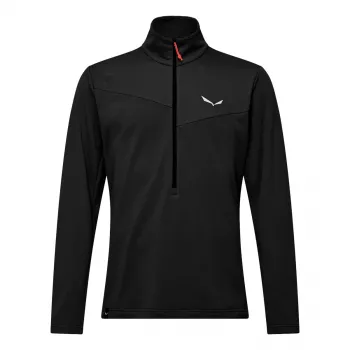 Veste polaire Salewa Puez Cammino Polarlite Half-Zip pour homme, Black Out, taille M