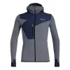 T-shirt à capuche à manches longues et zip intégral Salewa Puez 2 Dry Navy Blazer XL
