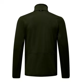 Sweat à capuche polaire Salewa Puez Cammino full-zip homme, vert olive foncé, taille XL