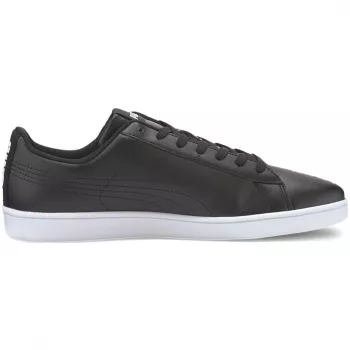 PUMA UP Men's Low-Top Sneakers Black Synthetic Leather Suede Rubber Sole Lace-Up