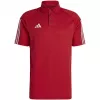 Polo adidas Tiro 23 Competition Team Power Red/Blanc pour homme S