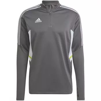 Sweat d'entraînement à demi-zip adidas Condivo 22 pour homme gris/Blanc HD2312