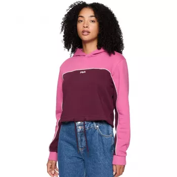 Fila Laagna Women's Sweatshirt FAW0907 43200, Pink/Burgundy, L