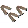 Kabelmeister ensemble de fils de liaison 40 broches, 3 nappes (mâle-mâle, femelle-femelle, mâle-femelle), 20 cm, 24 AWG, couleurs arc-en-ciel, pour Arduino, Raspberry Pi, plaque de prototypage