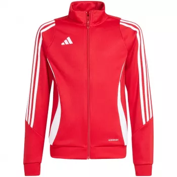 adidas Tiro 24 sweat-shirt d'entraînement enfant rouge IR7502 140 cm