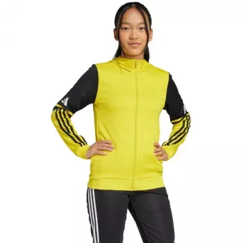 Sweat à capuche adidas Squadra 25 Hoody enfant jaune/noir 152 cm