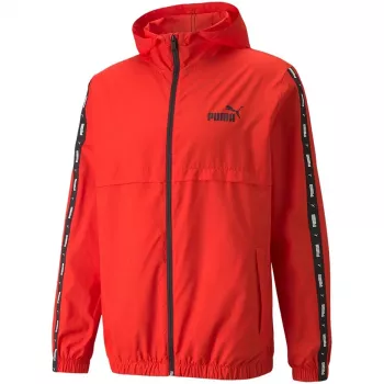 PUMA ESS+ Tape Coupe-vent Veste Homme Rouge