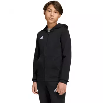 adidas Entrada 26 Sweat à capuche à zip intégral enfant noir 128 cm