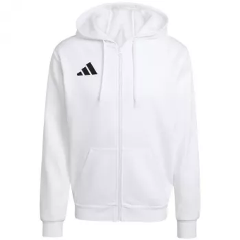 Sweat à capuche à fermeture zippée adidas Entrada 26 homme blanc 2XL