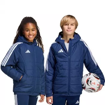adidas Tiro 26 Winter Children's Jacket Navy Blue Size 140 cm