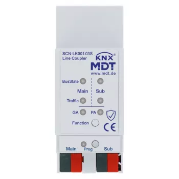 MDT SCN-LK001.03S KNX Line/Area Coupler with Data Secure and Proxy Function