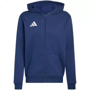 adidas Entrada 26 sweat à capuche zippé enfant Navy Blue 116 cm