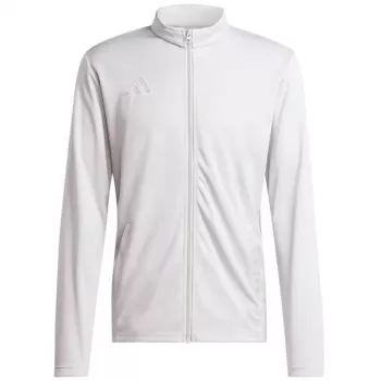 Veste d'entraînement adidas Entrada 26 homme gris taille L, zip intégral, AEROREADY, polyester recyclé, football