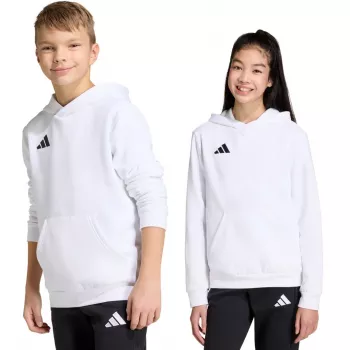 Sweat à capuche adidas Entrada 26 enfant blanc JZ6561 152 cm