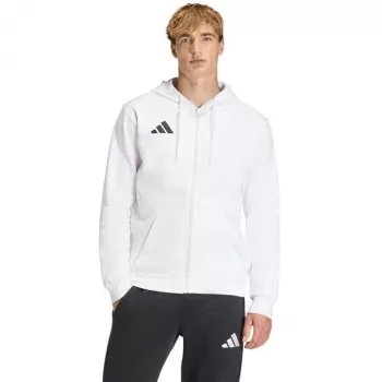 Sweat à capuche à zip intégral adidas Entrada 26 homme blanc S