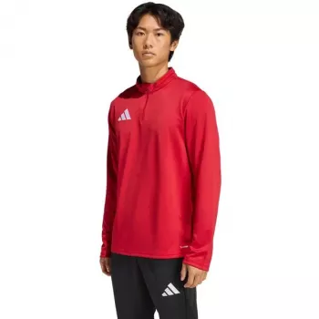 Sweat d'entraînement adidas Entrada 26 homme rouge demi-zip manches longues JZ6650 M