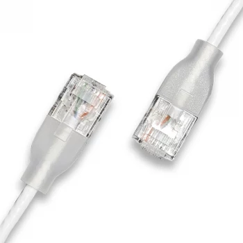 WANTEC eGlow câble patch UTP CAT6a, 0,5 m, blanc