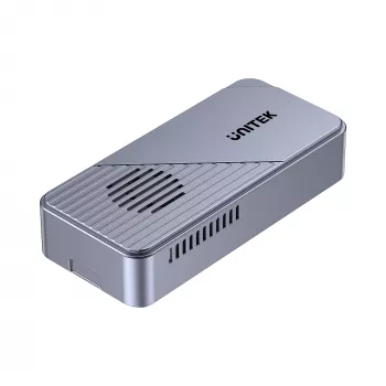 UNITEK boîtier SSD USB4 M.2 NVMe avec refroidissement actif, 80Gbps, sans outil, aluminium, USB-C