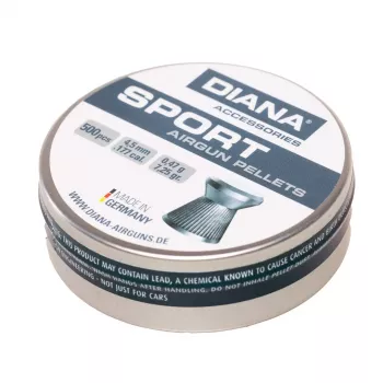 DIANA Sport plombs 4,5 mm, 500 pièces