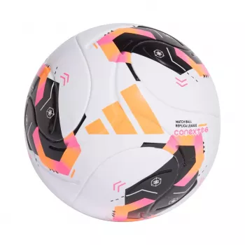 adidas Conext 26 League Soccer Ball Size 5 White/Black/Solar Orange