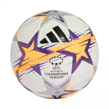 Ballon de football adidas UCL Women's Pro 26/27 League Stage taille 5 blanc/orange/violet