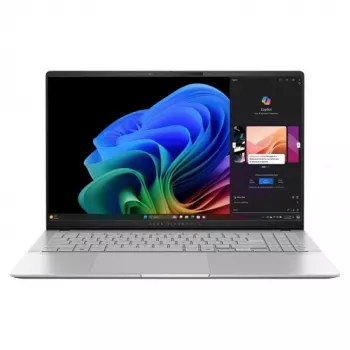 Ordinateur portable ASUS Vivobook S15 S5507QA-MA145W 39,6 cm (15,6 inch) 2.8K OLED Snapdragon X Plus 16 Go RAM 1 To SSD Windows 11 Home Cool Silver