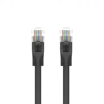 UNITEK Câble plat Cat.6 UTP 10m noir RJ45 Snagless Gigabit Ethernet