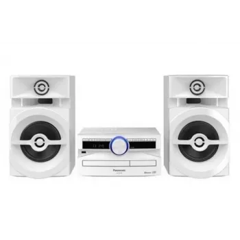 Chaîne hi-fi Panasonic SC-UX100EE-W 300 W avec Bluetooth, CD, USB et radio FM - blanc