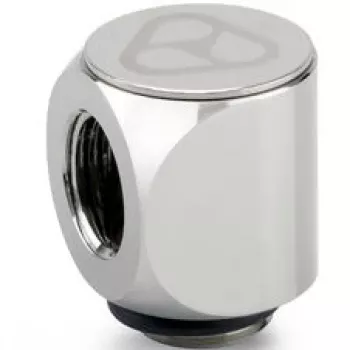 Adaptateur rotatif 90° Thermal Grizzly DeltaMate G1/4 inch - nickel brillant