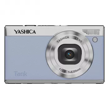 Yashica Tank Compact appareil photo numérique bleu avec système digiFilm