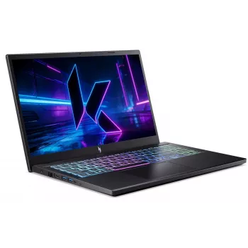 PC portable gaming Acer Nitro V 15 AI, 15,6 inch FHD 144 Hz, AMD Ryzen 7 170, NVIDIA GeForce RTX 5060, 16 Go DDR5, 1 To SSD, sans système d'exploitation, Obsidian Black