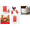 Avery FTSEALR-250 étiquettes de scellé d'inviolabilité Bon Appetit, 40 x 95 mm, rouge/blanc, permanent, 250 étiquettes