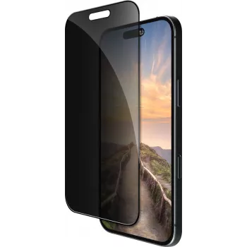 Protection d'écran de confidentialité dbramante1928 Eco-shield pour Apple iPhone 17 Pro - cadre noir
