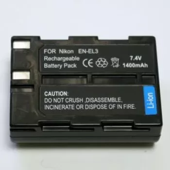 EXTRA DIGITAL EN-EL3e Lithium-Ion Battery for Nikon D50 D70 D80 D90 D100 D200 D300 D300s D700