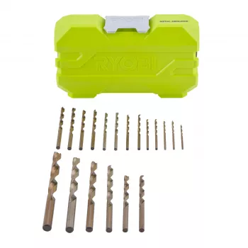 Ryobi forets métal HSS - 19 pièces