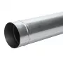Chimney Liner Pipe Diameter 160 mm, 1 m, Black Steel, Single Wall, High-Temperature