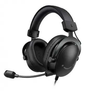 Casque de studio FIFINE H9 Virtual 7.1 avec microphone, noir