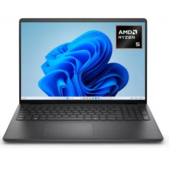 Ordinateur portable Dell 16 DC16255 450R1, 16 pouces, AMD Ryzen 5 220, 16 Go DDR5, 512 Go SSD, Windows 11
