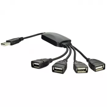 AKYGA AK-AD-13 Hub USB 2.0 4 ports, noir