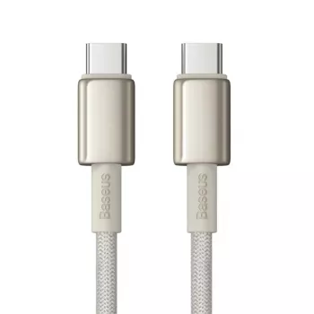 Câble USB-C vers USB-C Baseus Tungsten Gold 100 W 1 m, or