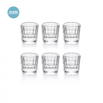 Ensemble de 6 verres à shot Vanity Guzzini, transparent (13140500)