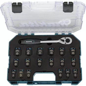 Makita E-30069 Impact Black jeu de douilles à chocs avec cliquet