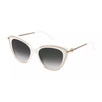 Lunettes de soleil FURLA SFU889-550847 femme - 55/18/140, protection UV400, monture plastique pleine monture avec étui