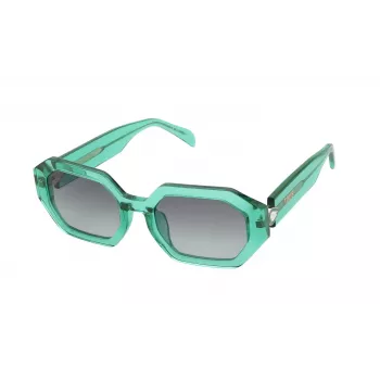 Lunettes de soleil TOUS femme STOB83S5302GN – Monture géométrique en acétate avec protection UV400