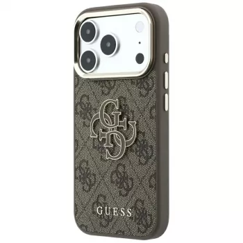 Guess 4G & Big Resin Logo Case for iPhone 17 Pro Max / 18 Pro Max - Brown